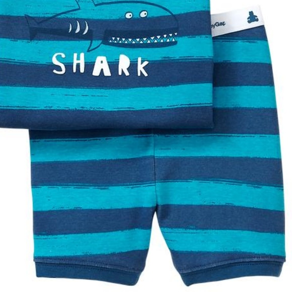 GAP Pajamas 2t Nwt Baby Gap Pajamas Beware Shark Striped Pjs Poshmark
